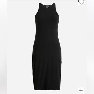 J Crew FormKnit High-Neck Cutaway Dress, NWT, Black
